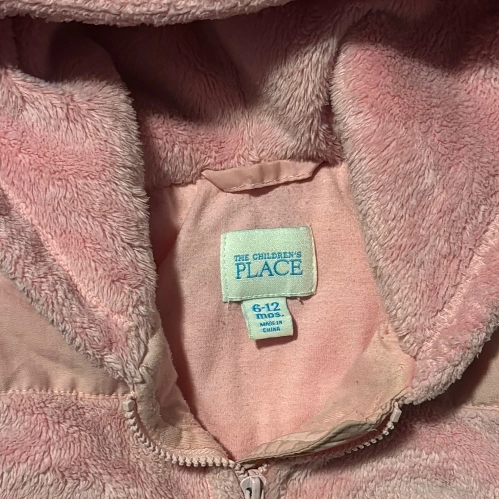 Pink Fleece Hooded Jacket